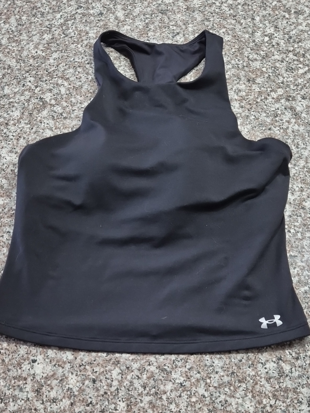 Under Armour Black Racerback Athletic Tank Top